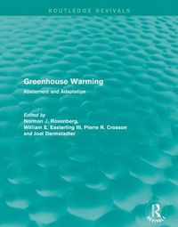 Cover image for Greenhouse Warming: Abatement and Adaptation
