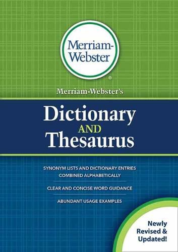 Cover image for Merriam-Webster's Dictionary and Thesaurus