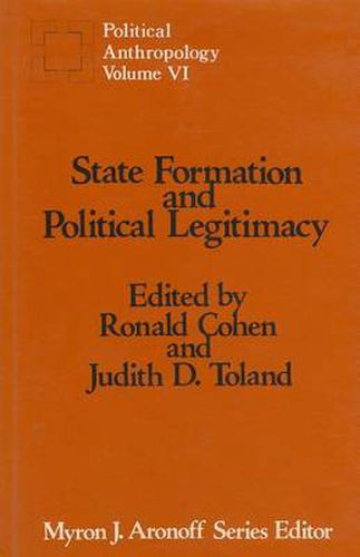 Cover image for State Formation and Political Legitimacy