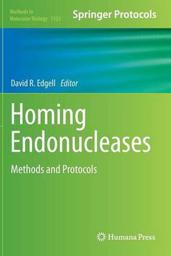 Cover image for Homing Endonucleases: Methods and Protocols