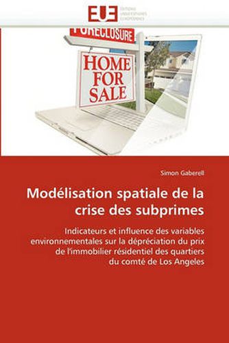 Cover image for Modelisation Spatiale de La Crise Des Subprimes