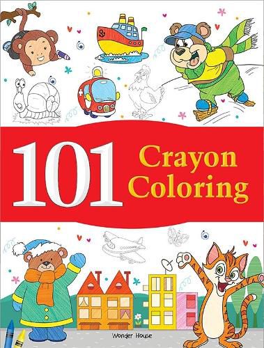 Cover image for 101 Crayon Coloring