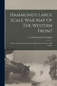 Cover image for Hammond's Large Scale War Map Of The Western Front