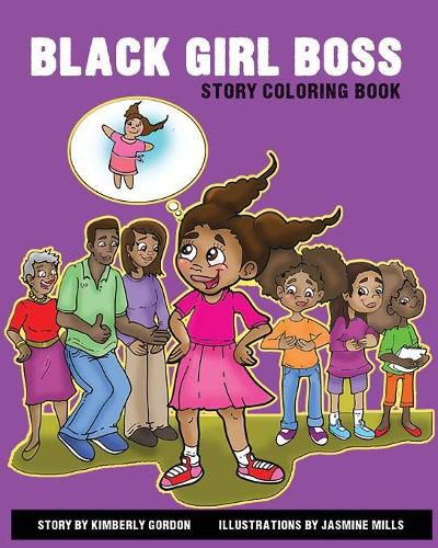 Cover image for Black Girl Boss Story Coloring Book