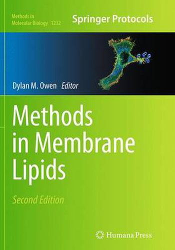 Cover image for Methods in Membrane Lipids