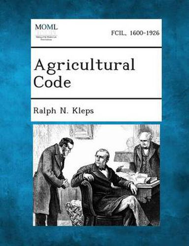 Cover image for Agricultural Code