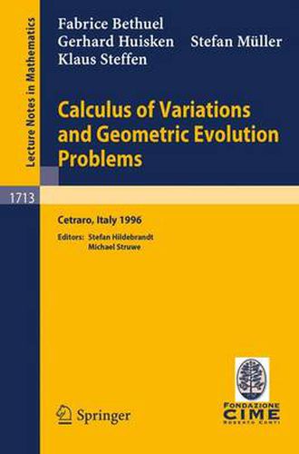 Calculus of Variations and Geometric Evolution Problems: Lectures given at the 2nd Session of the Centro Internazionale Matematico Estivo (C.I.M.E.)held in Cetaro, Italy, June 15-22, 1996