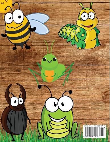 Cover image for BUG Coloring Book For Kids: Insects Coloring Book for Toddlers and Preschoolers with Large Pictures