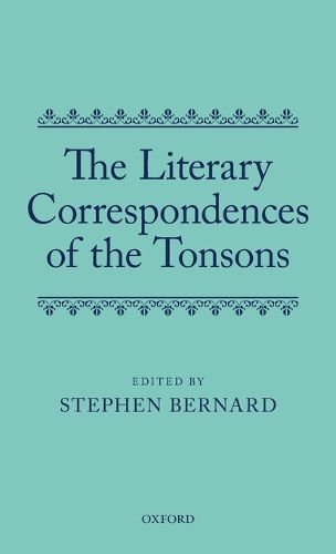 Cover image for The Literary Correspondences of the Tonsons