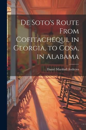 Cover image for De Soto's Route From Cofitachequi, in Georgia, to Cosa, in Alabama