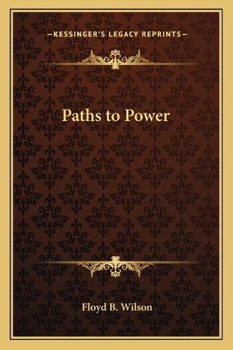 Cover image for Paths to Power