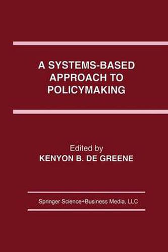 Cover image for A Systems-Based Approach to Policymaking