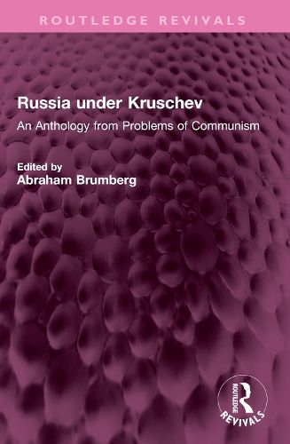 Cover image for Russia under Kruschev