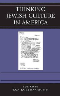 Cover image for Thinking Jewish Culture in America