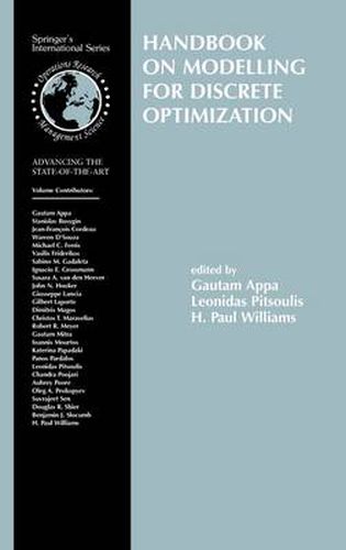 Cover image for Handbook on Modelling for Discrete Optimization