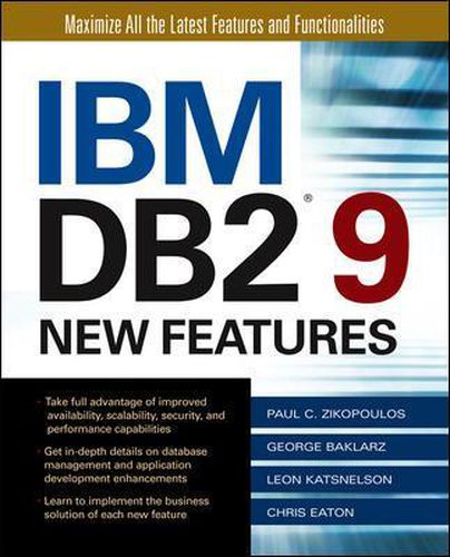 Cover image for IBM DB2 9 New Features