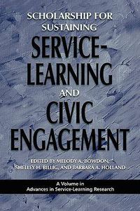 Cover image for Scholarship for Sustaining Service-learning and Civic Engagement