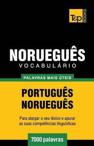 Cover image for Vocabulario Portugues-Noruegues - 7000 palavras mais uteis
