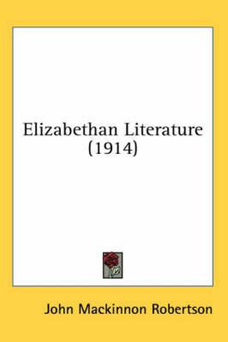 Elizabethan Literature (1914)