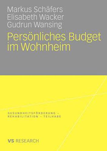 Cover image for Persoenliches Budget Im Wohnheim