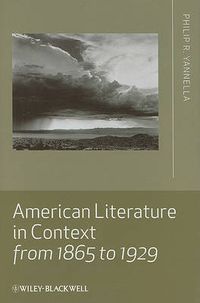 Cover image for American Literature in Context from 1865 to 1929