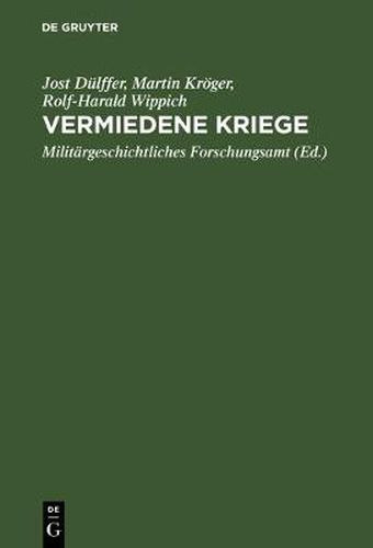 Cover image for Vermiedene Kriege