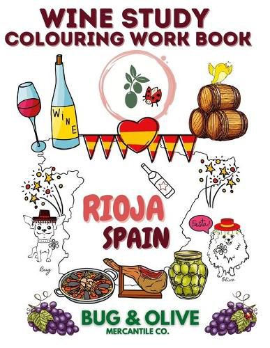 Cover image for Bug & Olive Rioja Spain Colouring Book