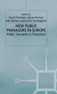 Cover image for New Public Managers in Europe: Public Servants in Transition