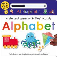 Cover image for Alphaprints Wipe Clean Alphabet with Flash Cards