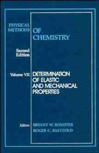 Physical Methods of Chemistry