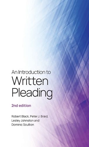 Cover image for An Introduction to Written Pleading