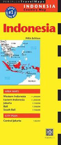 Cover image for Indonesia Travel Map Fifth Edition