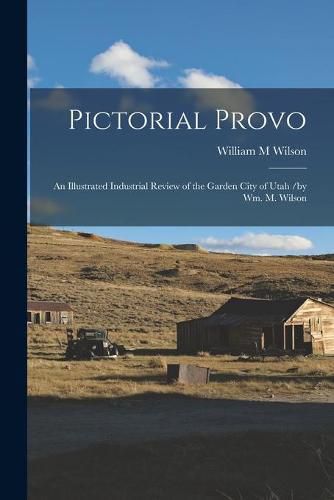 Cover image for Pictorial Provo: an Illustrated Industrial Review of the Garden City of Utah /by Wm. M. Wilson