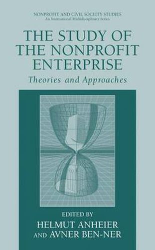 Cover image for The Study of Nonprofit Enterprise: Theories and Approaches