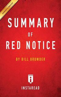 Cover image for Summary of Red Notice: by Bill Browder Includes Analysis