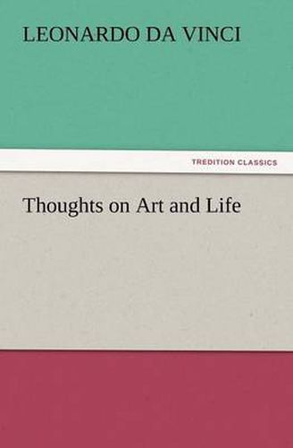 Cover image for Thoughts on Art and Life