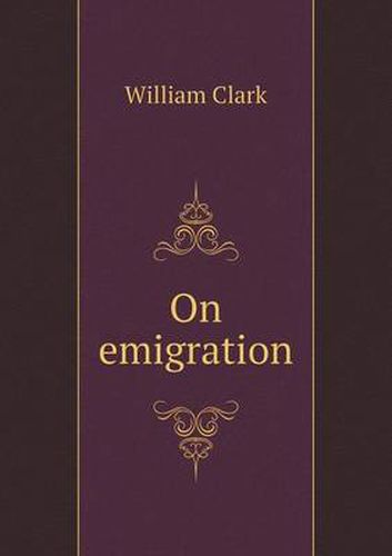 Cover image for On emigration
