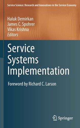 Cover image for Service Systems Implementation