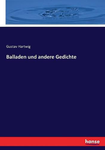 Cover image for Balladen und andere Gedichte