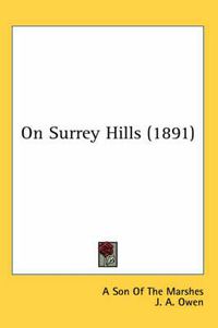 Cover image for On Surrey Hills (1891)