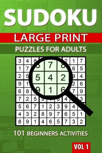 Cover image for Sudoku Puzzles for Adults: 101 Beginners Activities