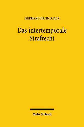 Cover image for Das intertemporale Strafrecht