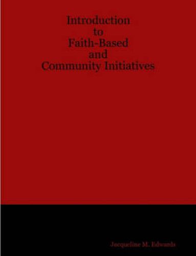 Cover image for Introduction to Faith-Based and Community Initiatives