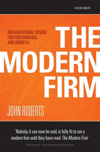 Cover image for The Modern Firm: Organizational Design for Performance and Growth
