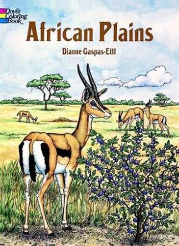 Cover image for African Plains Coloring Book