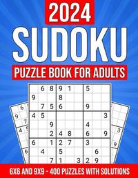 Cover image for 2024 Sudoku Puzzle Book for Adults
