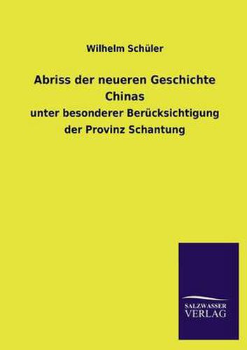 Cover image for Abriss Der Neueren Geschichte Chinas