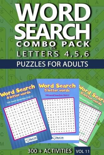 Cover image for Word Search Combo Pack: Puzzles For Adults, 300+ Activities