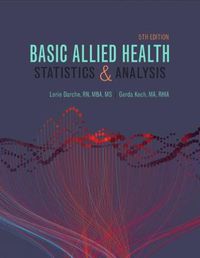 Cover image for Basic Allied Health Statistics and Analysis, Spiral bound
