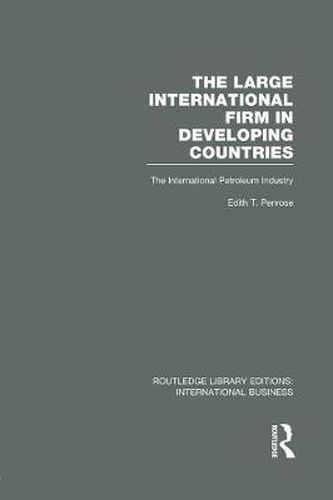Cover image for The Large International Firm (RLE International Business)